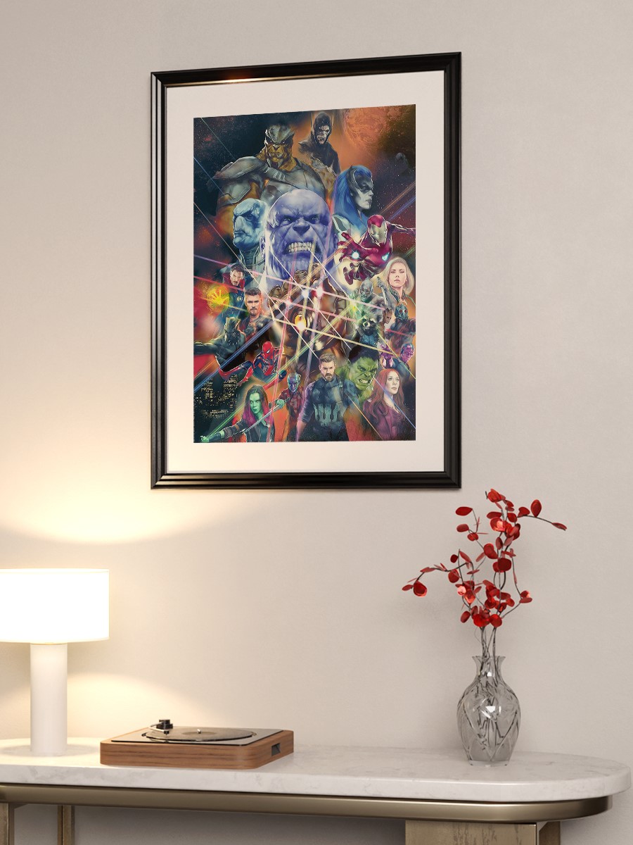 Infinity War Poster, Çerçevesiz Tv Film Poster