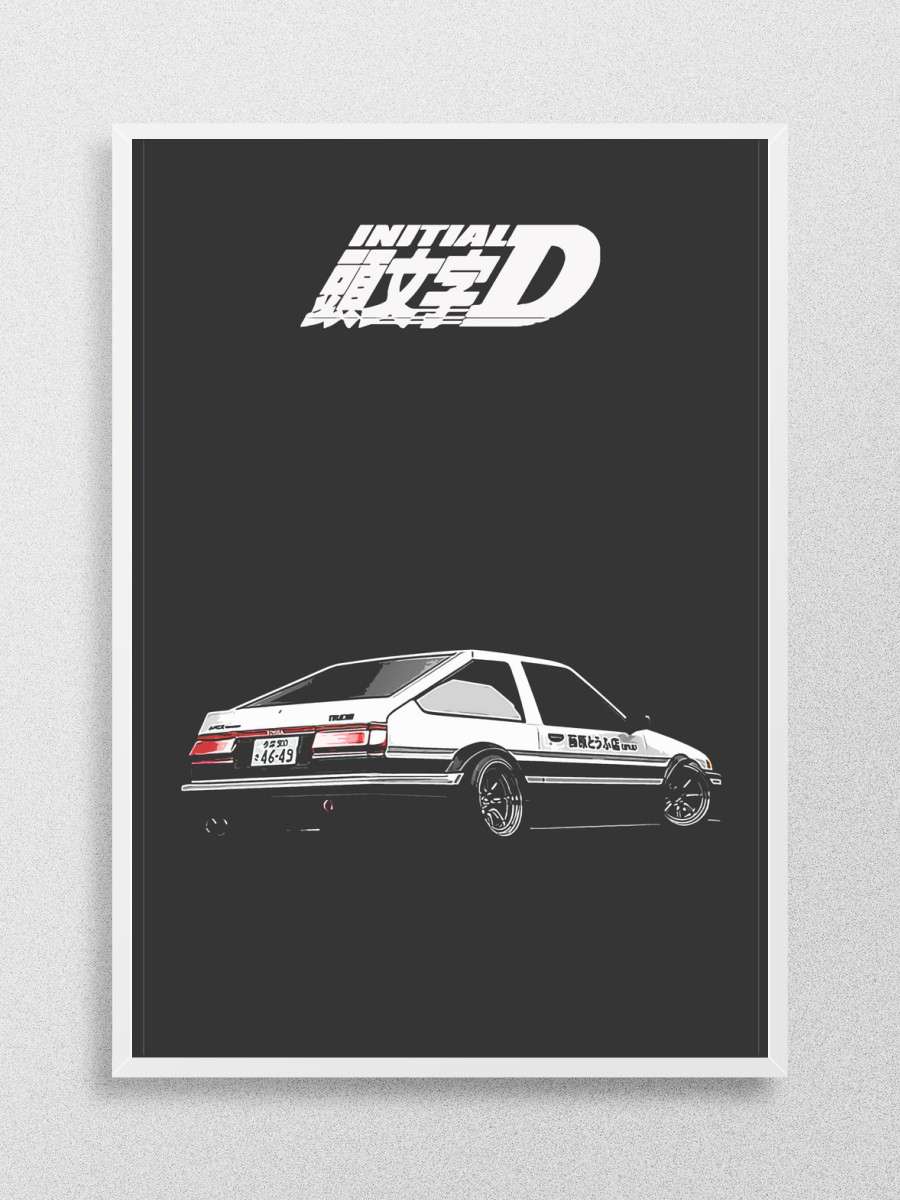 initial d Anime Poster Çerçevesiz Yüksek Kalite Anime Duvar Poster
