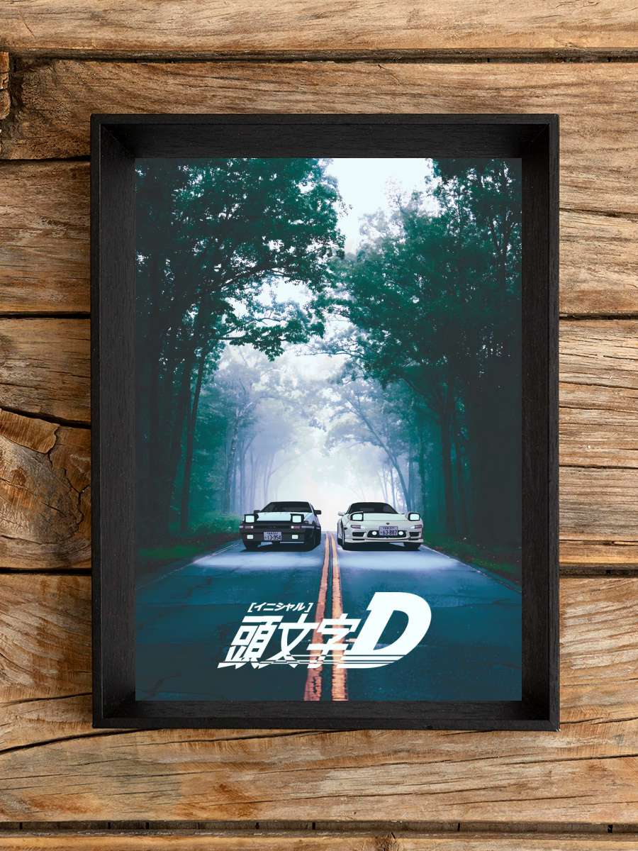 Initial D Rivals Anime Poster Çerçevesiz Yüksek Kalite Anime Duvar Poster