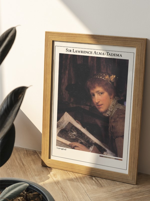 Sir Lawrence Alma-Tadema Interrupted Poster