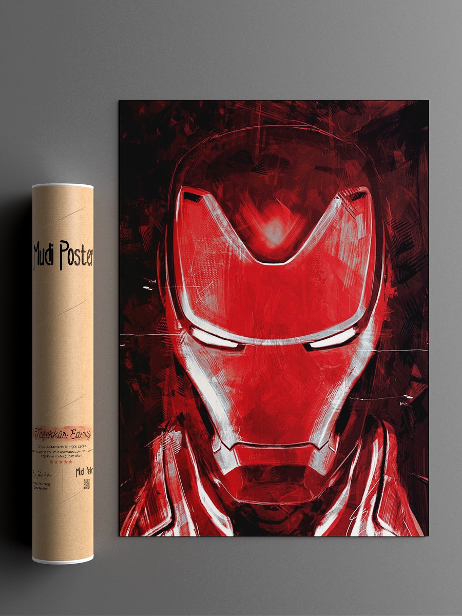 Iron Man Poster, Çerçevesiz Tv Film Poster