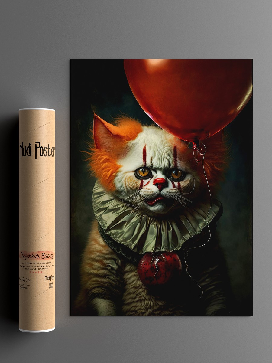 IT the Cat Poster, Çerçevesiz Tv Film Poster