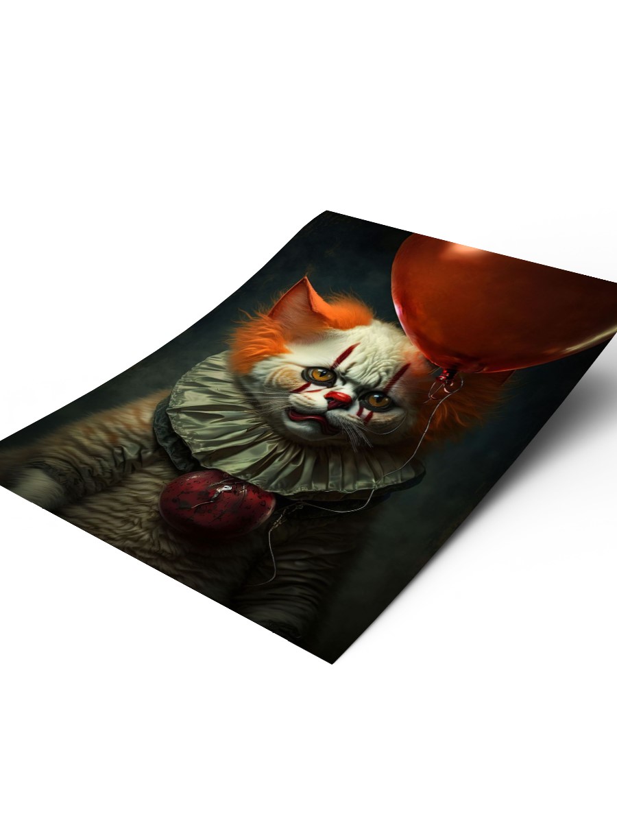 IT the Cat Poster, Çerçevesiz Tv Film Poster