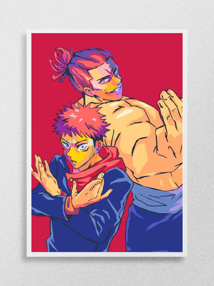 Itadori and todo friend Anime Poster Çerçevesiz Yüksek Kalite Anime Duvar Poster