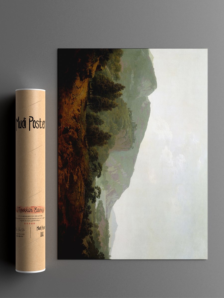 Italian Landscape Tablo Sanatsal Ünlü Ressam Poster Çerçevesiz Yüksek Kalite Poster