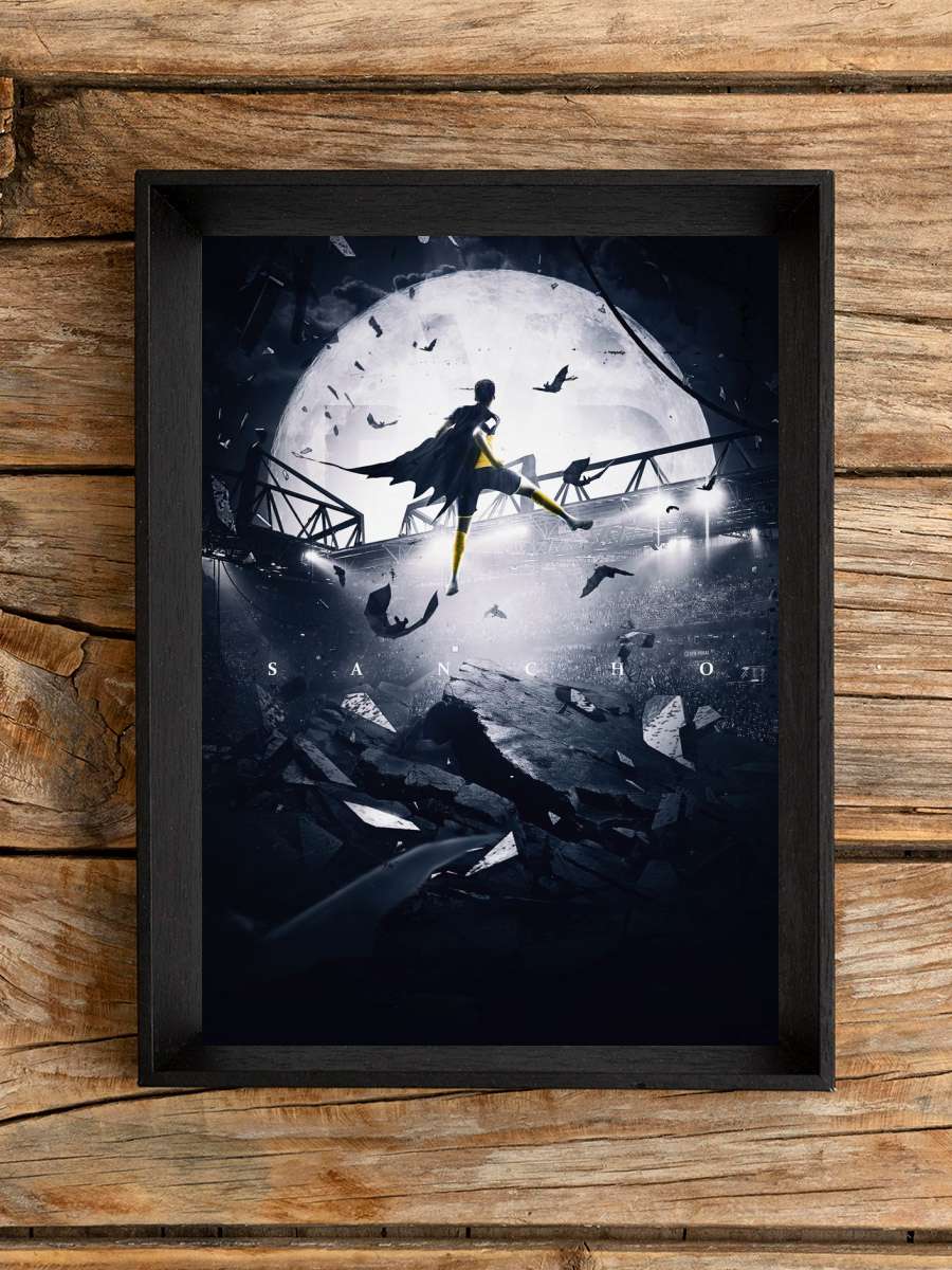 Jadon Sancho Futbol Poster Çerçevesiz Yüksek Kalite Futbolcu Duvar Poster