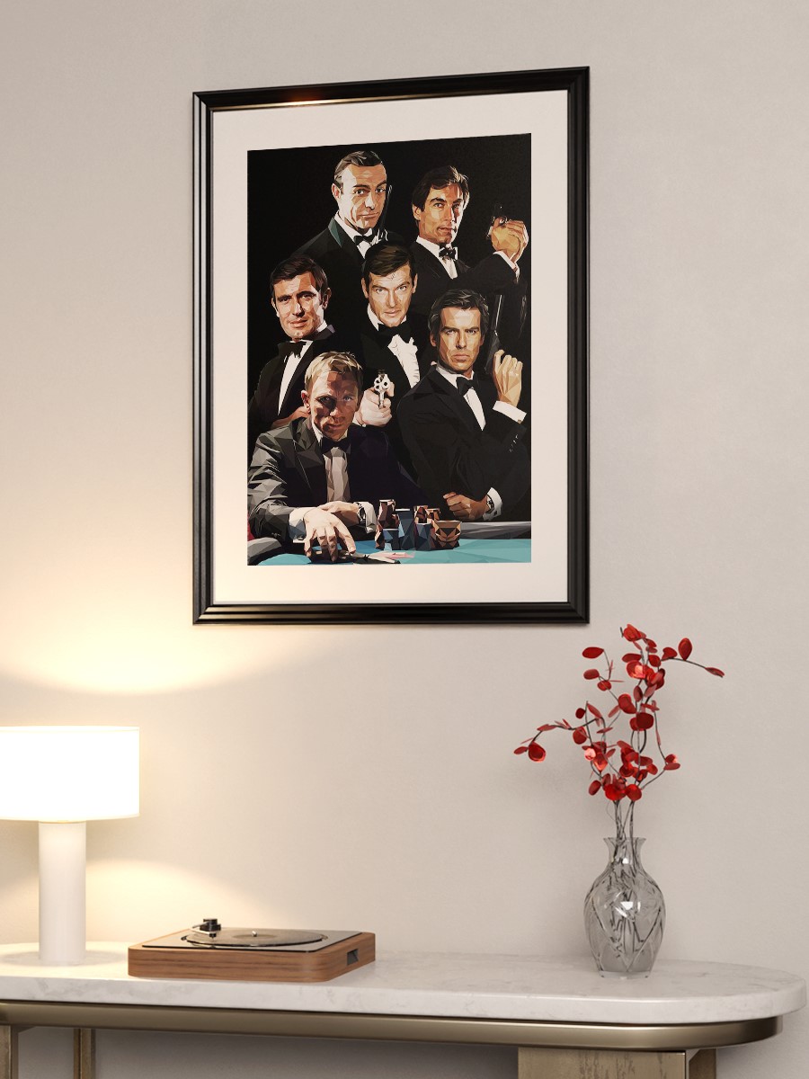 james bond 007 Poster, Çerçevesiz Tv Film Poster