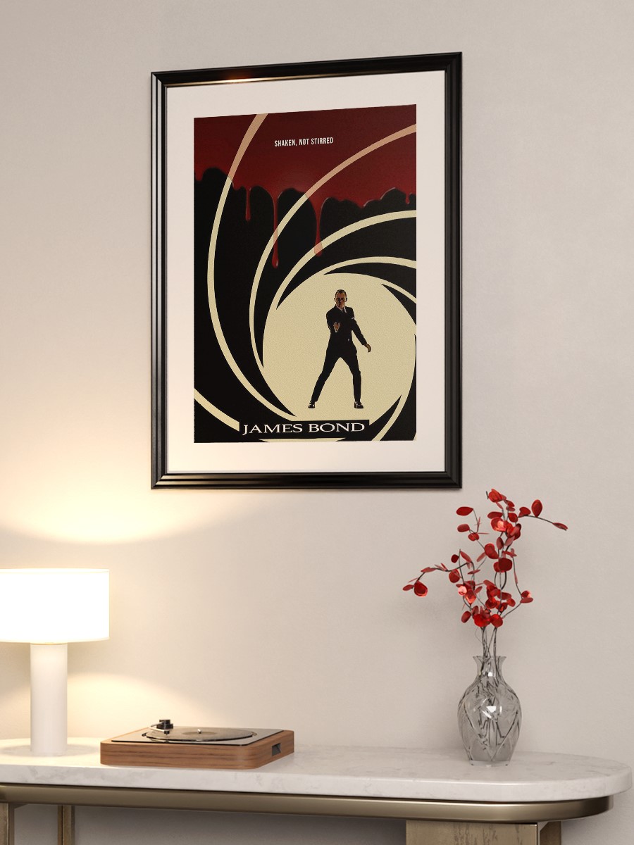 James Bond Poster, Çerçevesiz Tv Film Poster