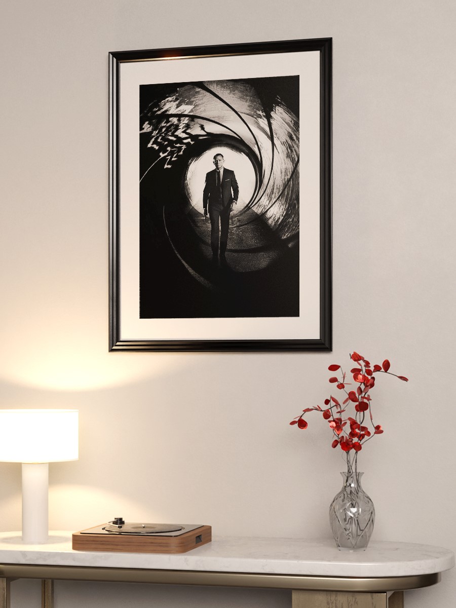 james bond Poster, Çerçevesiz Tv Film Poster