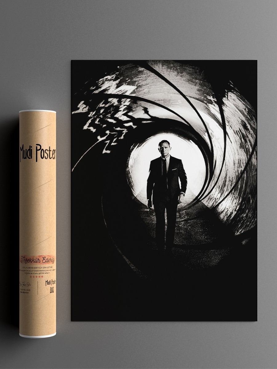 james bond Poster, Çerçevesiz Tv Film Poster