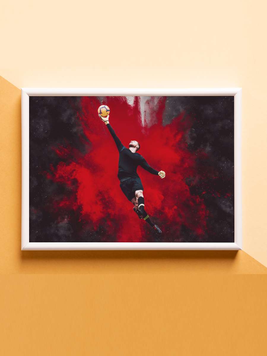 Jan Oblak Futbol Poster Çerçevesiz Yüksek Kalite Futbolcu Duvar Poster