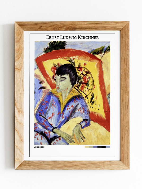 Ernst Ludwig Kirchner Japanese Poster