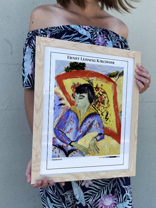 Ernst Ludwig Kirchner Japanese Poster
