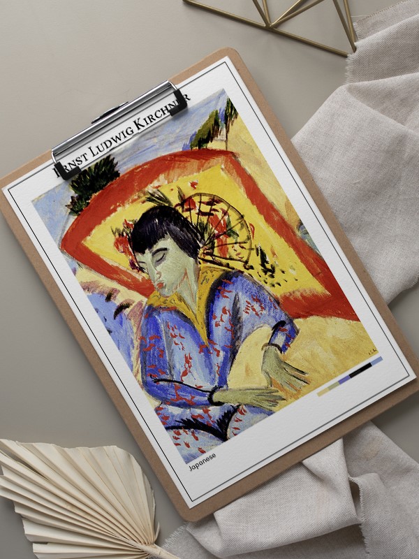 Ernst Ludwig Kirchner Japanese Poster
