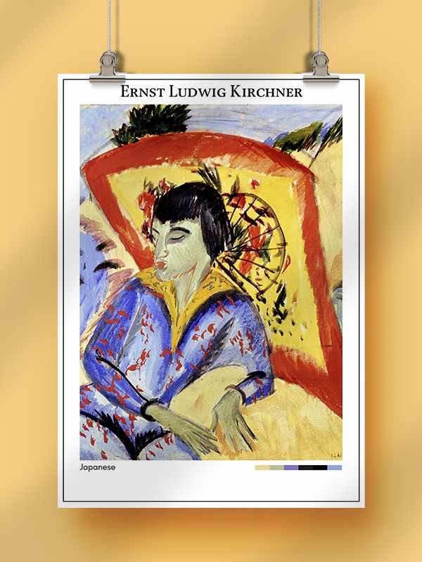Ernst Ludwig Kirchner Japanese Poster