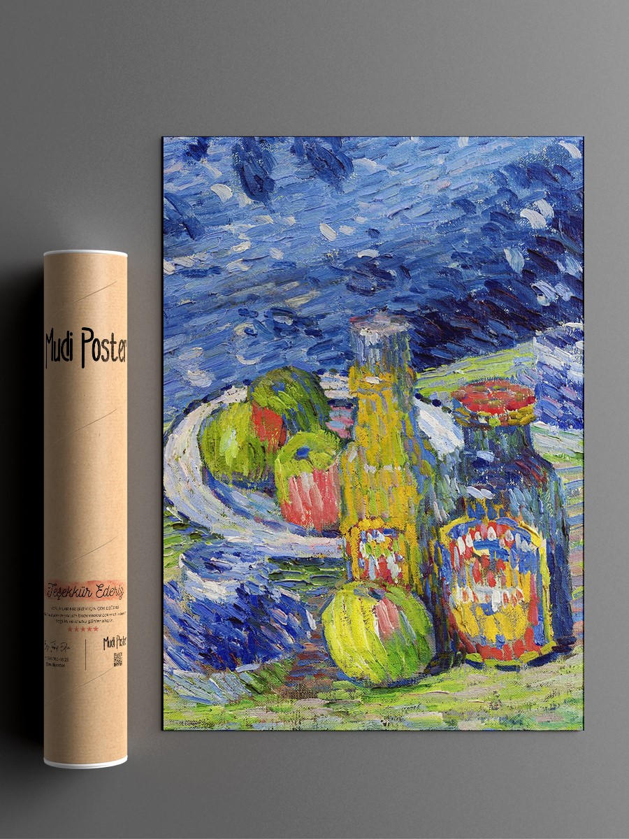 Jawlensky Still Life Tablo Sanatsal Ünlü Ressam Poster Çerçevesiz Yüksek Kalite Poster