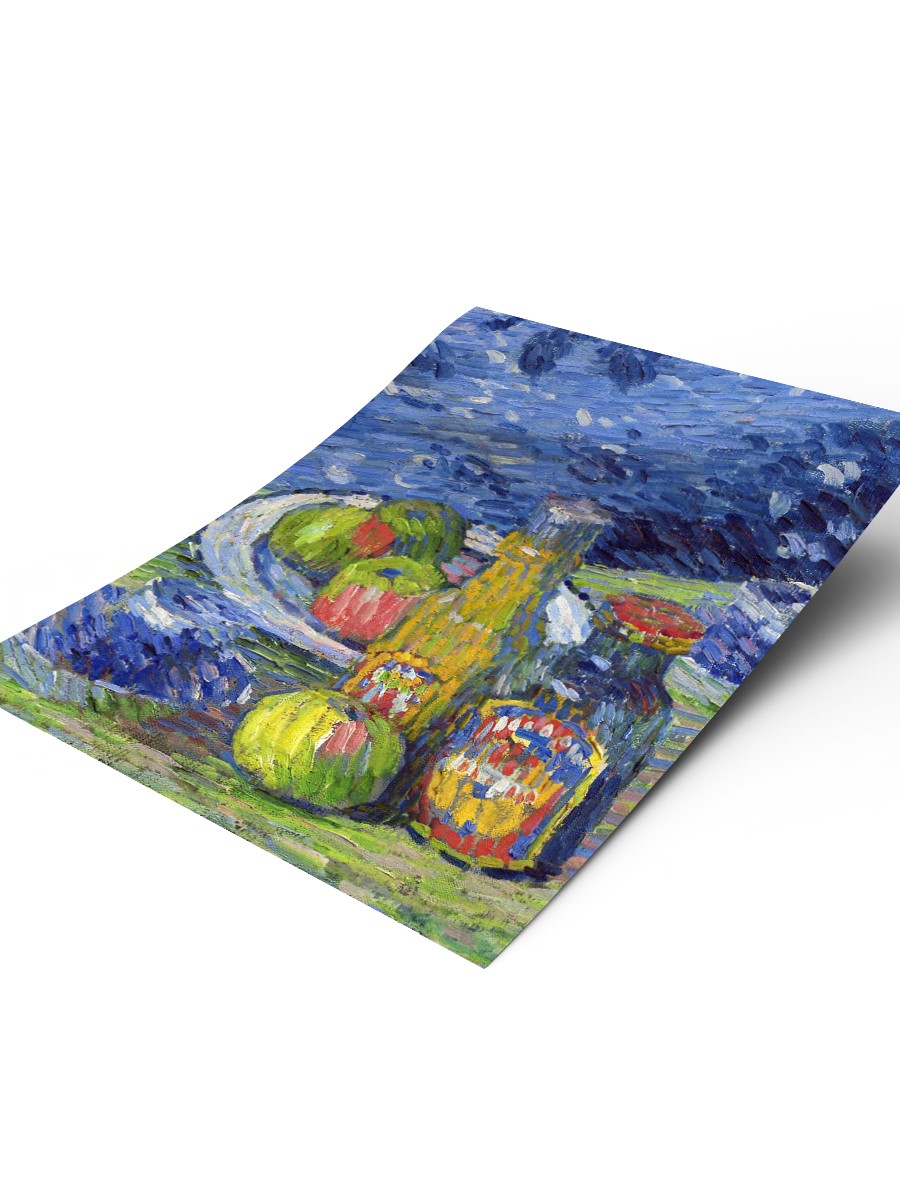 Jawlensky Still Life Tablo Sanatsal Ünlü Ressam Poster Çerçevesiz Yüksek Kalite Poster