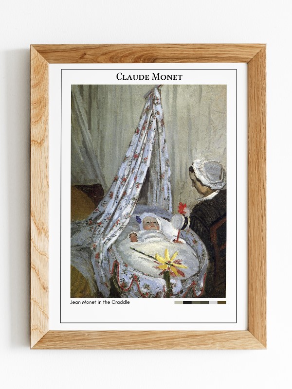 Claude Monet Jean Monet in the Craddle Poster