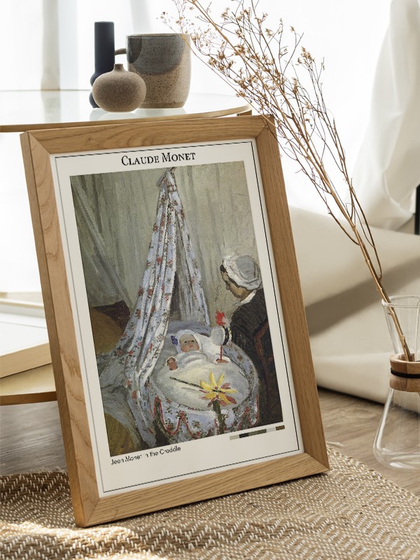 Claude Monet Jean Monet in the Craddle Poster