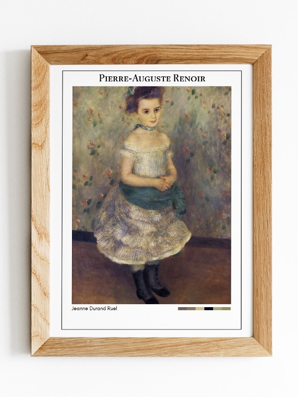 Pierre-Auguste Renoir Jeanne Durand Ruel Poster