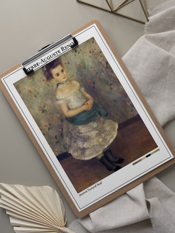 Pierre-Auguste Renoir Jeanne Durand Ruel Poster