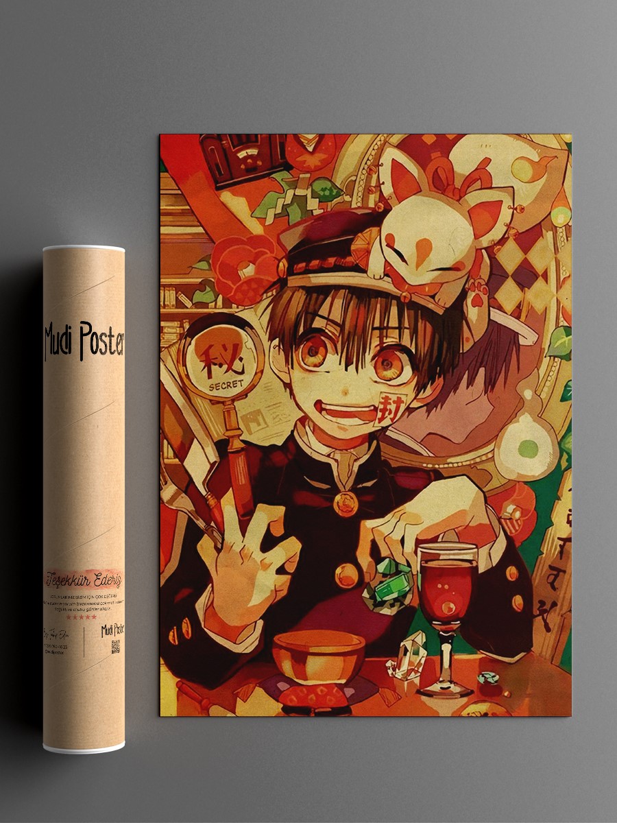 Jibaku Shounen Hanako Anime Poster Çerçevesiz Yüksek Kalite Anime Duvar Poster