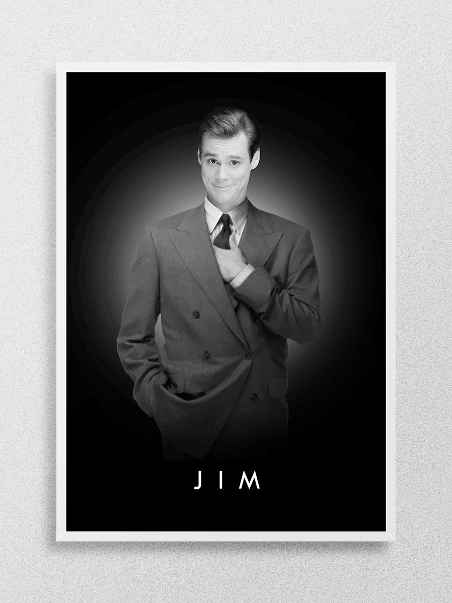 Jim Carrey Poster, Çerçevesiz Tv Film Poster