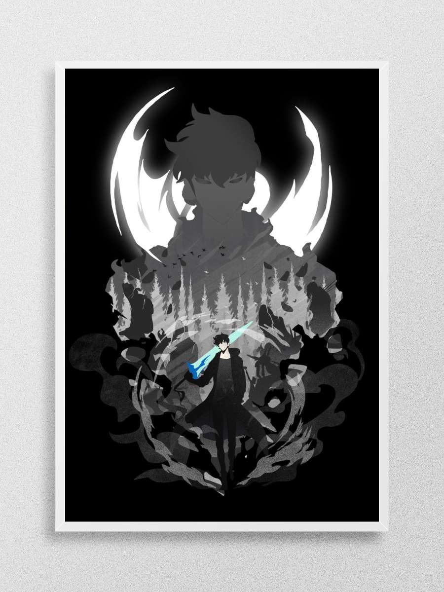 Jinwoo Solo Leveling Anime Poster Çerçevesiz Yüksek Kalite Anime Duvar Poster - En İyi Fiyatlarla