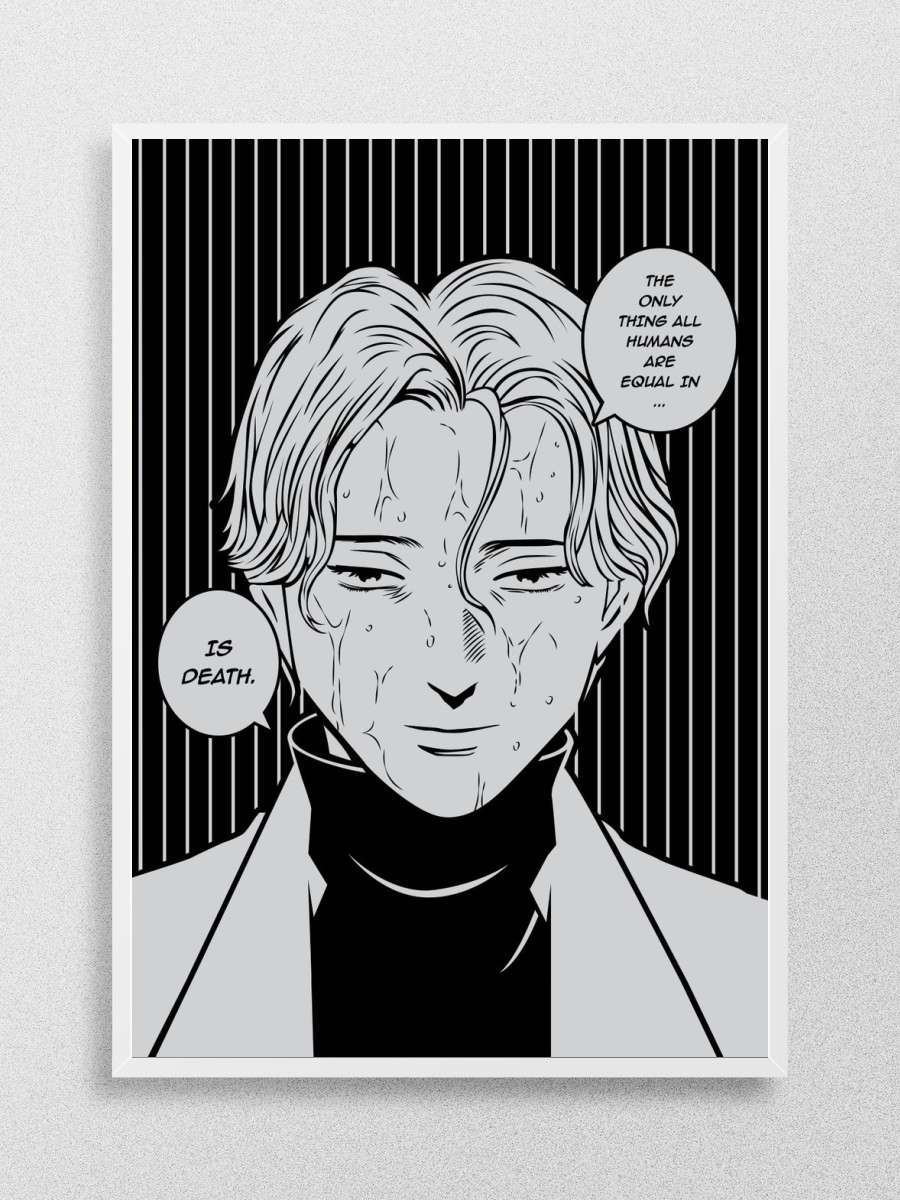 Johan Liebert Monster Anime Poster Çerçevesiz Yüksek Kalite Anime Duvar Poster