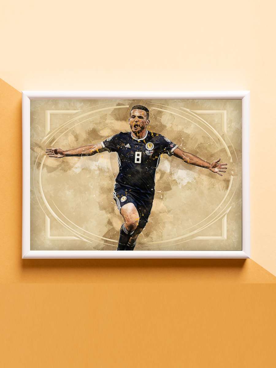 John McGinn Futbol Poster Çerçevesiz Yüksek Kalite Futbolcu Duvar Poster
