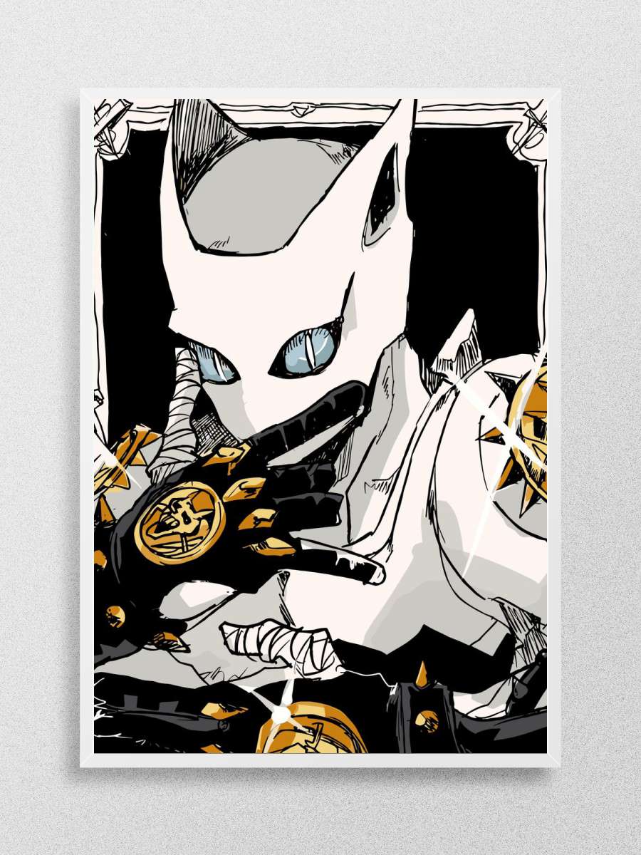 Jojo Bizarre Anime Poster Çerçevesiz Yüksek Kalite Anime Duvar Poster