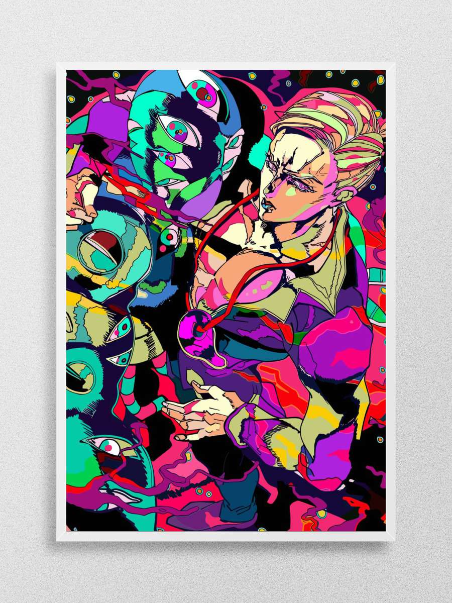 jojos bizarre Anime Poster Çerçevesiz Yüksek Kalite Anime Duvar Poster