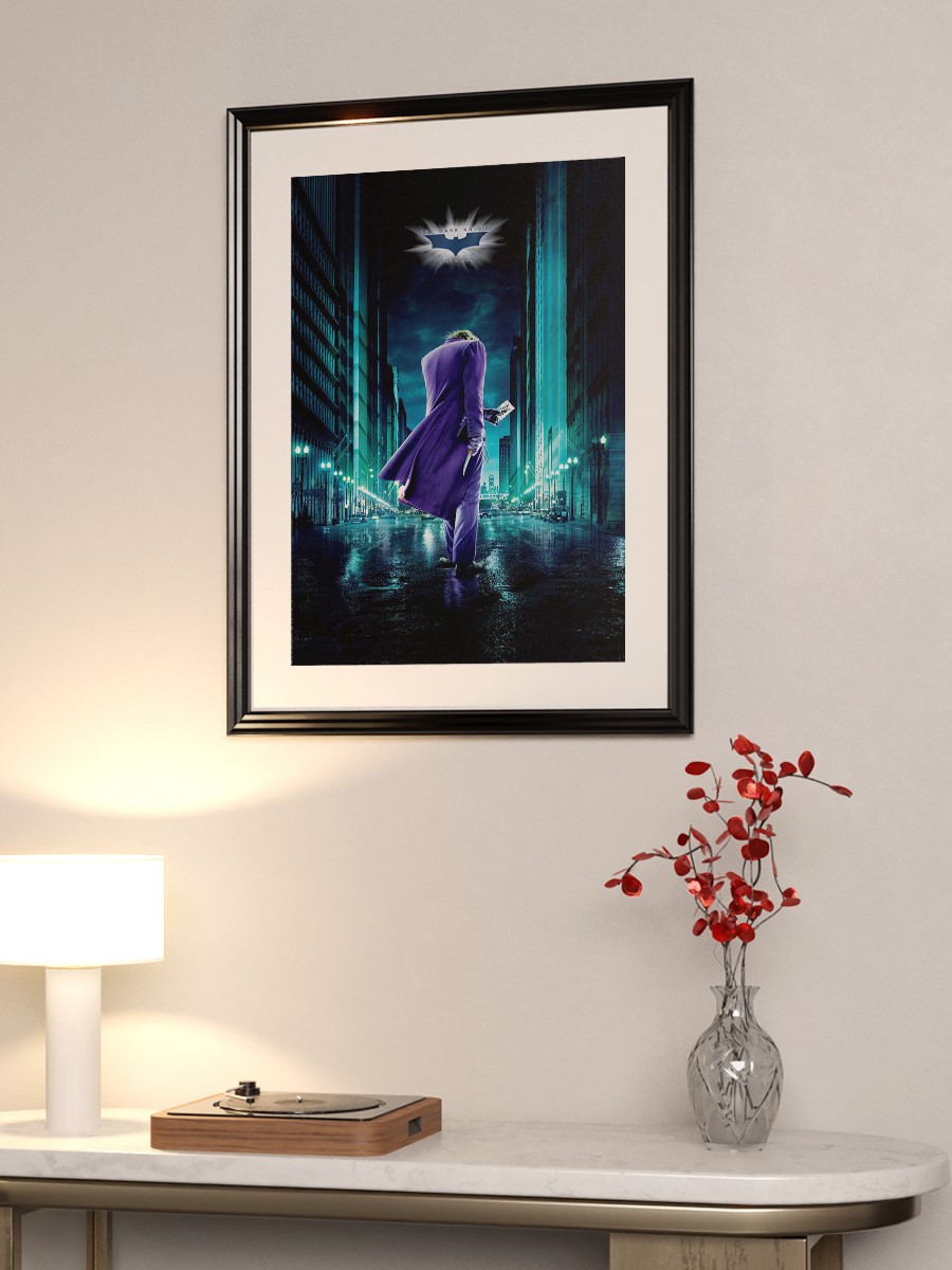 Joker in Gotham City Poster, Çerçevesiz Tv Film Poster