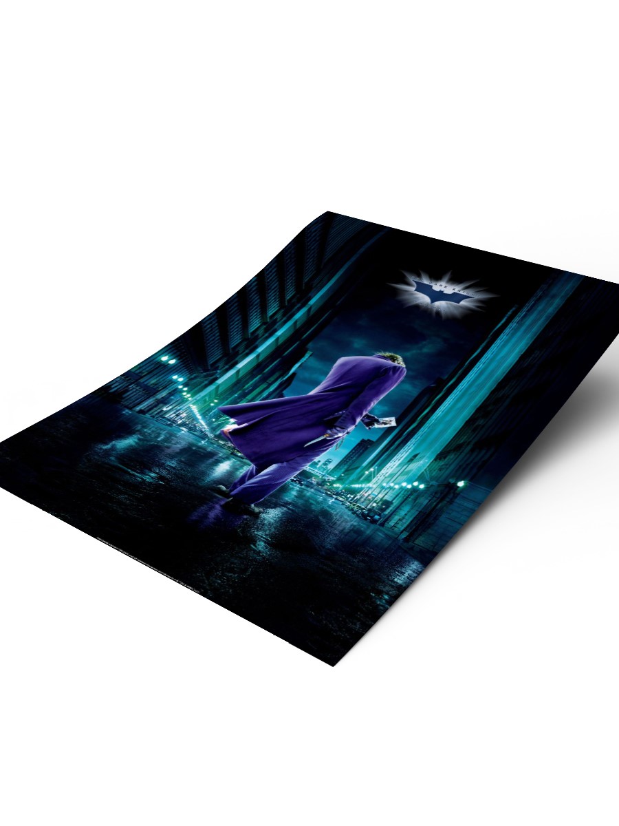 Joker in Gotham City Poster, Çerçevesiz Tv Film Poster