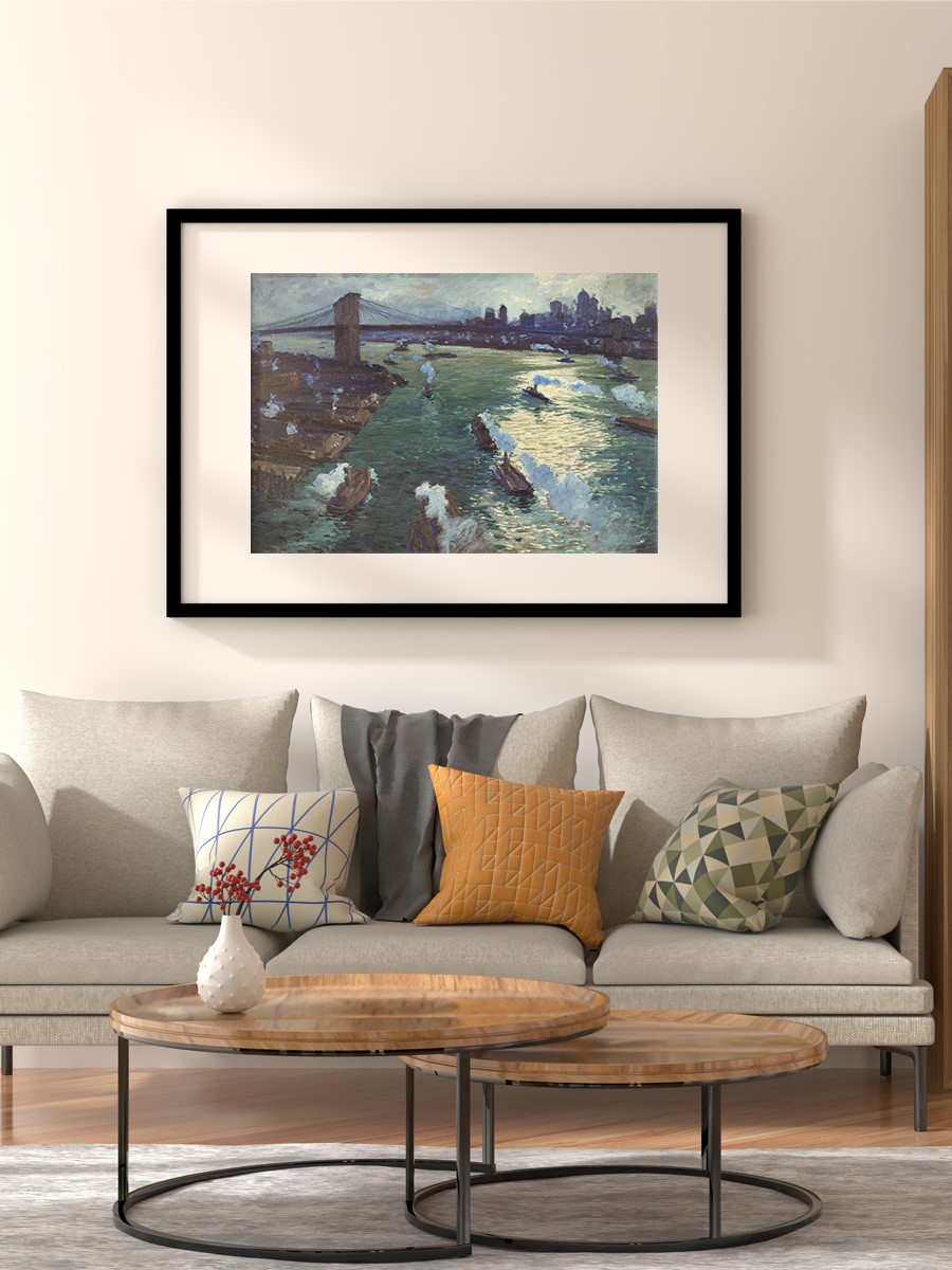Jonas Lie Path of Gold Tablo Sanatsal Ünlü Ressam Poster Çerçevesiz Yüksek Kalite Poster