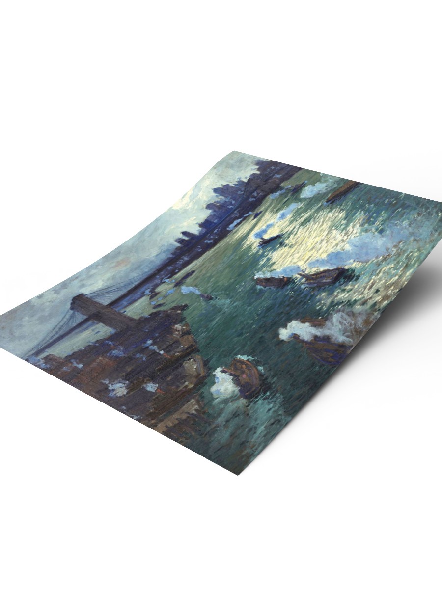 Jonas Lie Path of Gold Tablo Sanatsal Ünlü Ressam Poster Çerçevesiz Yüksek Kalite Poster