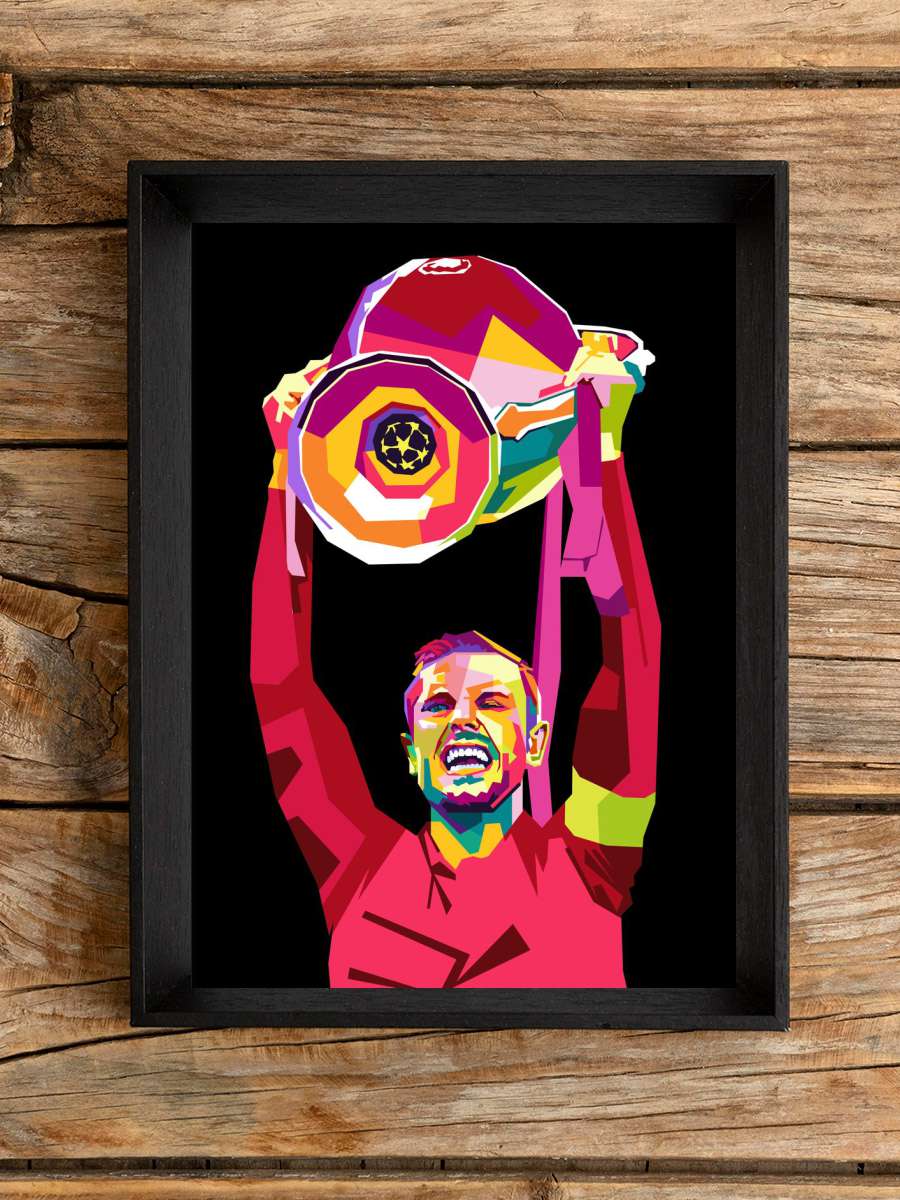 Jordan Henderson in wpap Futbol Poster Çerçevesiz Yüksek Kalite Futbolcu Duvar Poster