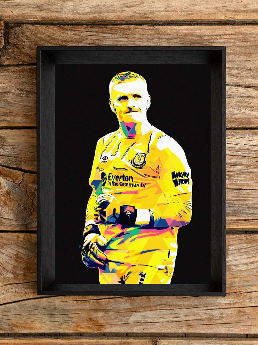Jordan Pickford Futbol Poster Çerçevesiz Yüksek Kalite Futbolcu Duvar Poster