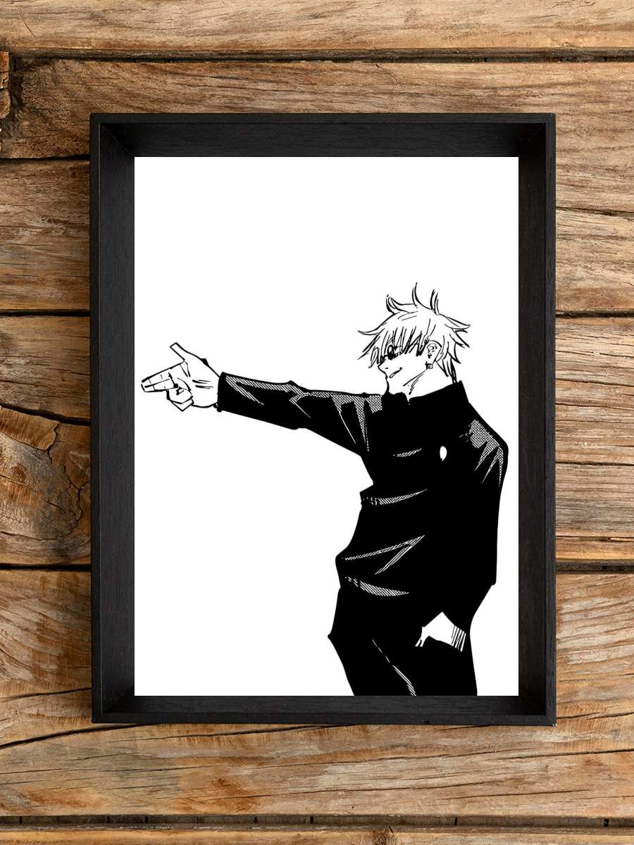 Jujutsu Kaisen Gojo Satoru Anime Poster Çerçevesiz Yüksek Kalite Anime Duvar Poster