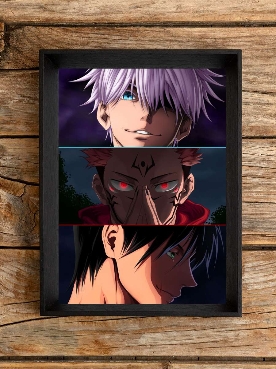 Jujutsu Kaisen Gojo Toji Anime Poster Çerçevesiz Yüksek Kalite Anime Duvar Poster