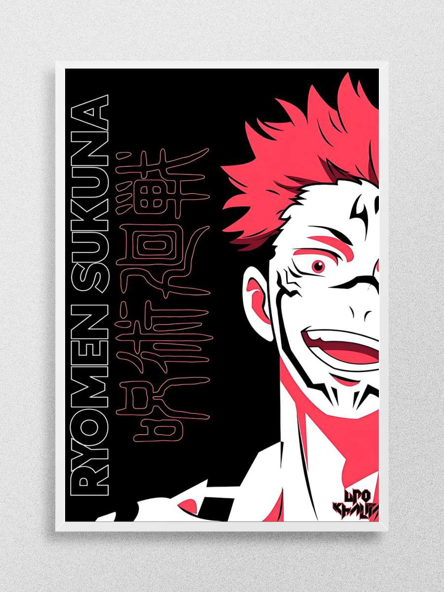 Jujutsu kaisen itadori Anime Poster Çerçevesiz Yüksek Kalite Anime Duvar Poster