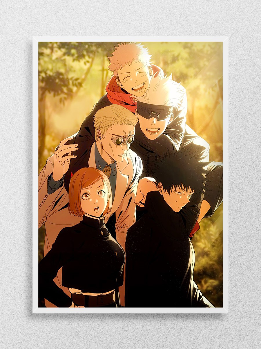 Jujutsu Kaisen  Anime Poster Çerçevesiz Yüksek Kalite Anime Duvar Poster
