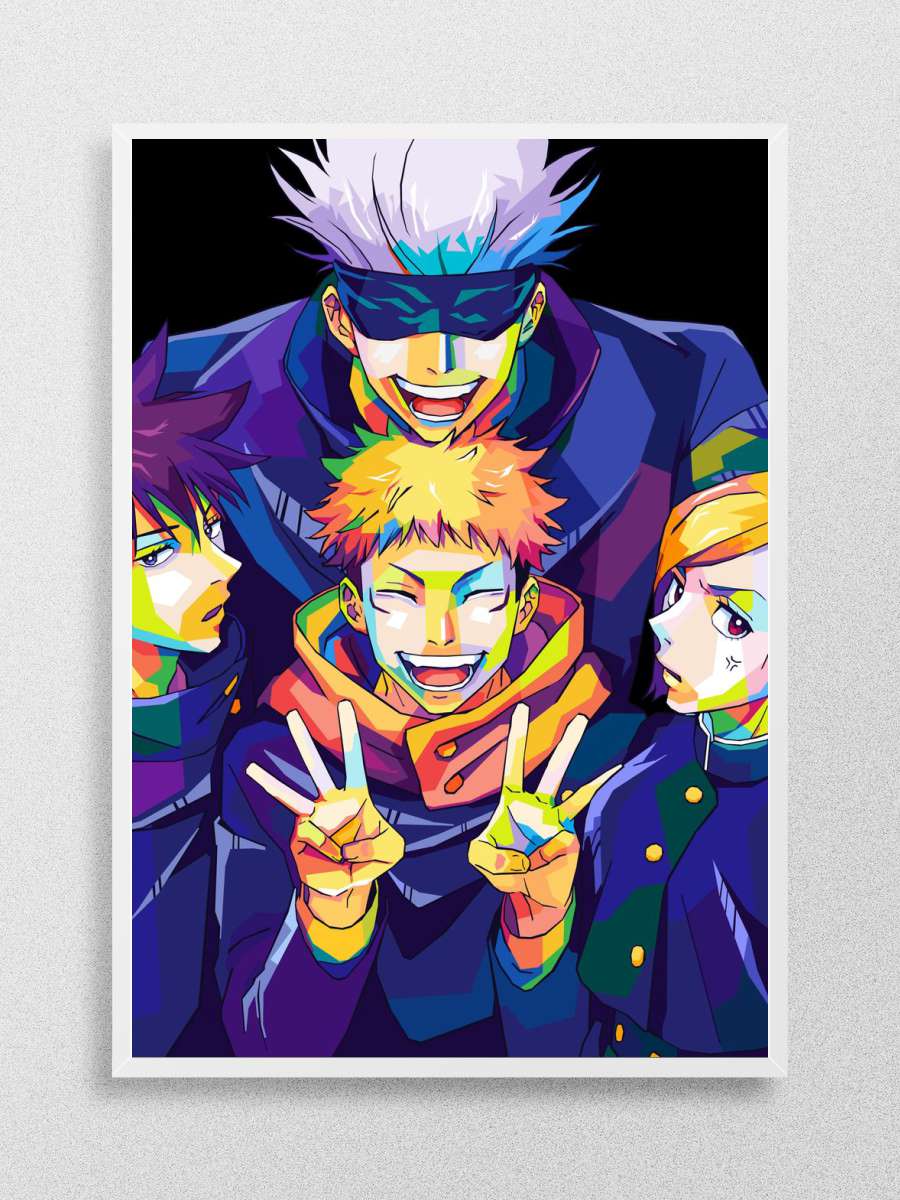 Jujutsu Kaisen Anime Poster Çerçevesiz Yüksek Kalite Anime Duvar Poster