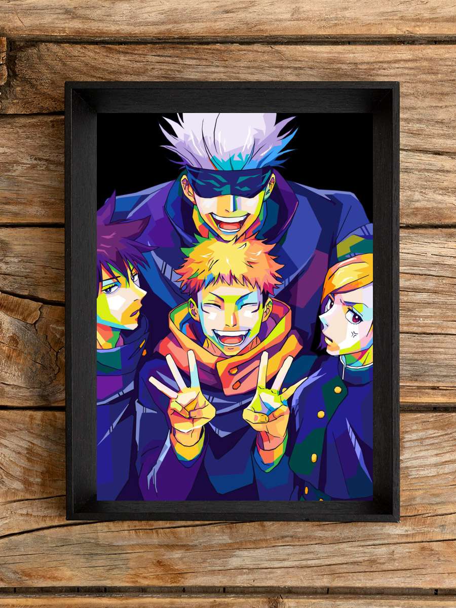 Jujutsu Kaisen Anime Poster Çerçevesiz Yüksek Kalite Anime Duvar Poster