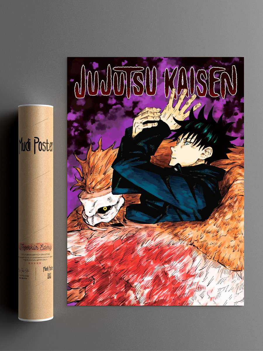 Jujutsu Kaisen Anime Poster Çerçevesiz Yüksek Kalite Anime Duvar Poster