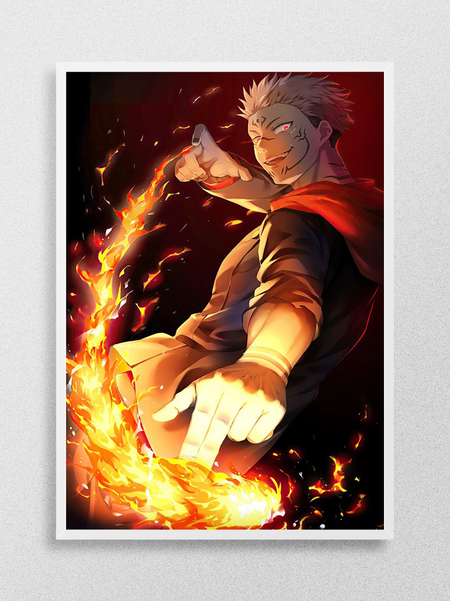 Jujutsu Kaisen  Anime Poster Çerçevesiz Yüksek Kalite Anime Duvar Poster