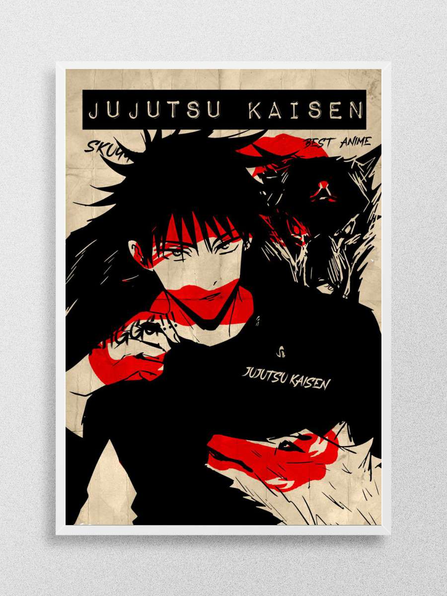 Jujutsu Kaisen VIntage Anime Poster Çerçevesiz Yüksek Kalite Anime Duvar Poster