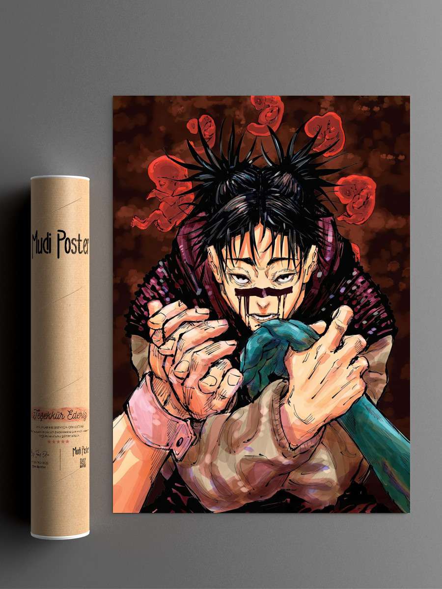 Jujutsu Kaisen Volume 7 Anime Poster Çerçevesiz Yüksek Kalite Anime Duvar Poster