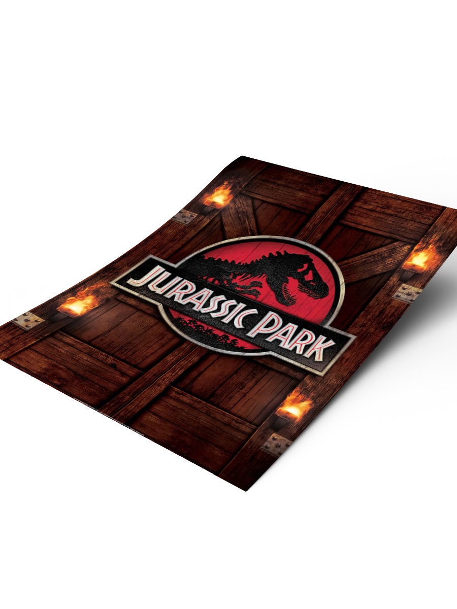 Jurassic Park Movie Art 3 Poster, Çerçevesiz Tv Film Poster