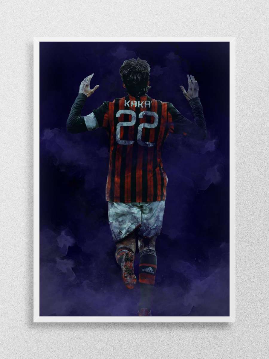 Kaka Futbol Poster Çerçevesiz Yüksek Kalite Futbolcu Duvar Poster